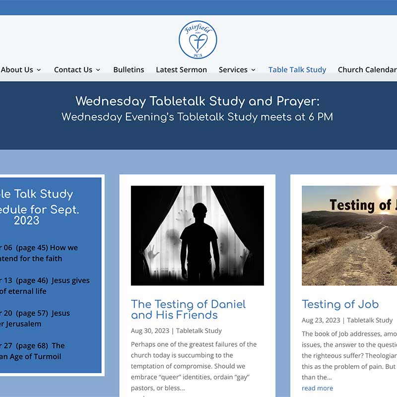 Pure Study Talk Tabletalk Study - Fairfield Church PCA