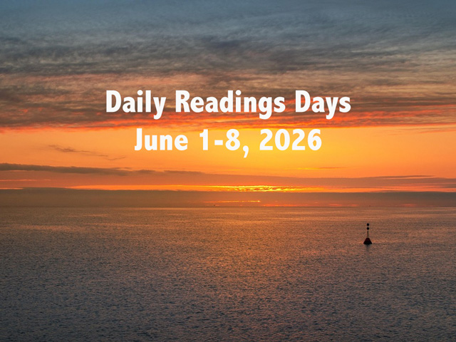 Daily Readings Days June 1-8, 2026